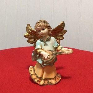 Vintage Italy Angel Playing Lute